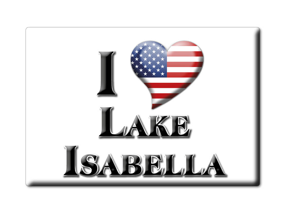 Lake Isabella, Kern County, Kalifornien - Kühlschrankmagnet I Love Souvenir USA - Bild 6 von 10