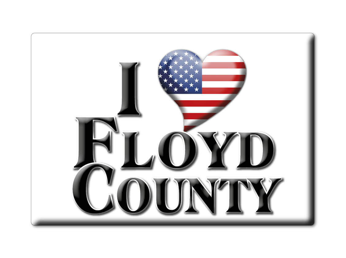 Floyd County - Fridge Magnet I Love Souvenir Usa Gift Idea - Picture 6 of 10
