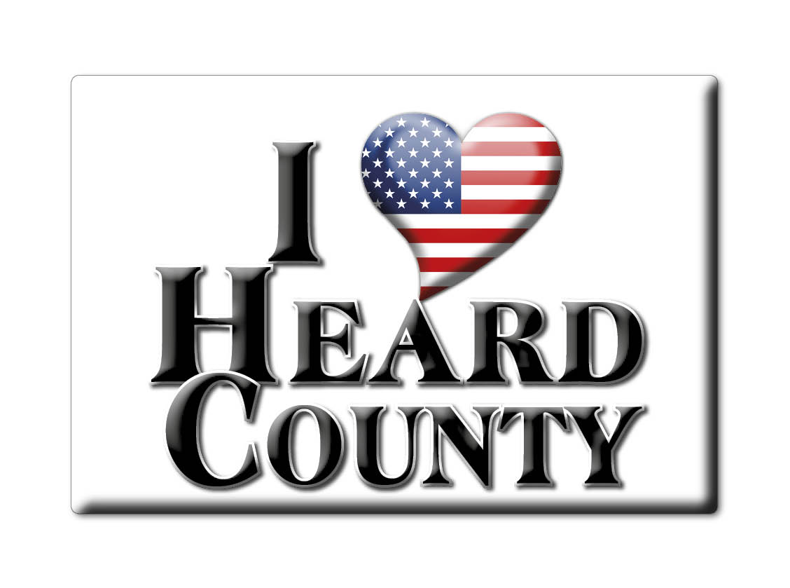 Heard County - Imán de nevera I Love Souvenir Idea de regalo de Estados Unidos - Imagen 6 de 10