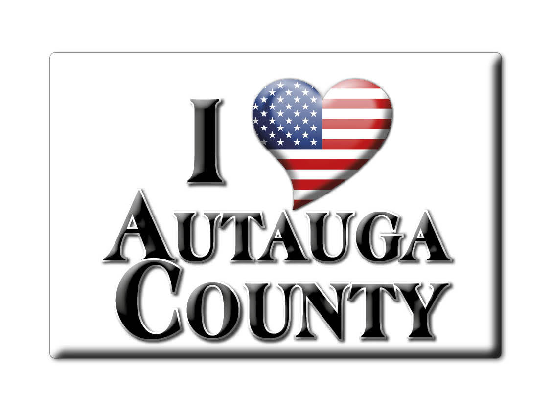 Autauga County - Imán de nevera I Love Souvenir Idea de regalo de Estados Unidos - Imagen 6 de 10
