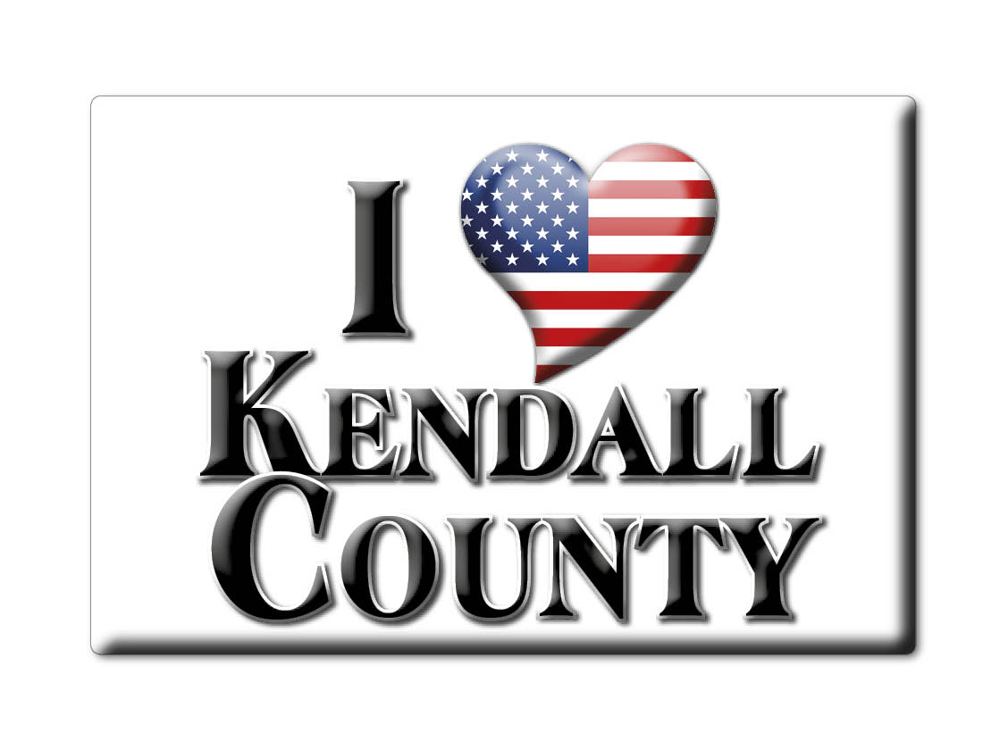 Kendall County - Fridge Magnet I Love Souvenir Usa Gift Idea - Bild 6 von 10