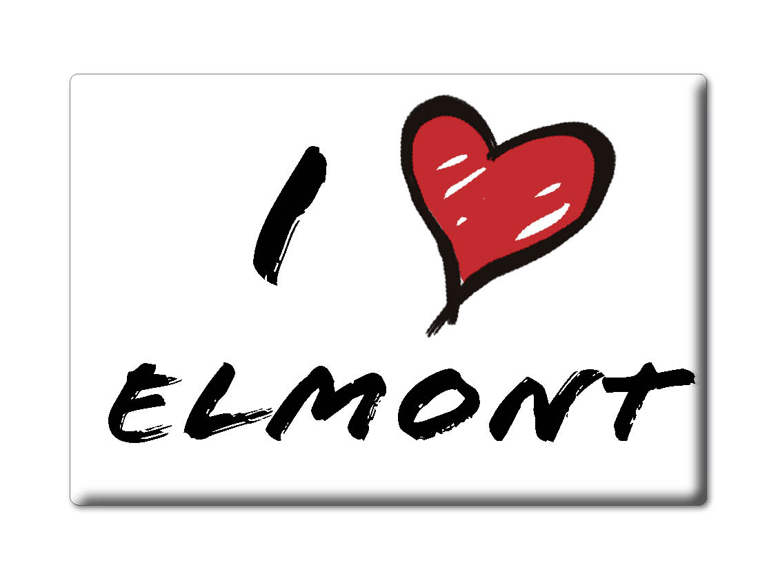 Elmont, Nassau County, New York - Fridge Magnet I Love Souvenir Usa Gift Idea - Bild 7 von 10