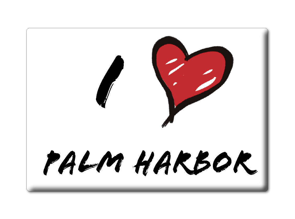 Palm Harbor, Pinellas County, Florida - Fridge Magnet I Love Souvenir Usa - Picture 7 of 10