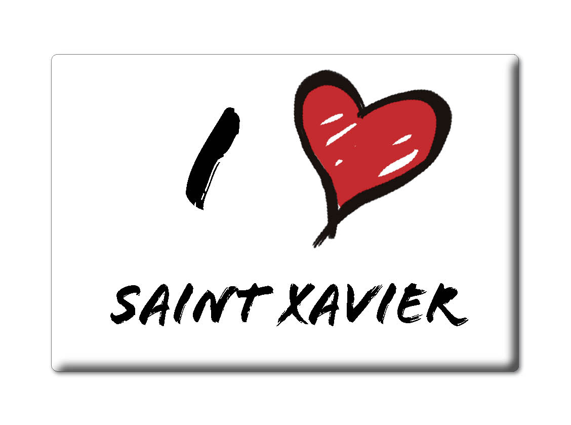 Saint Xavier, condado de Big Horn, Montana - Imán de nevera I Love Souvenir Estados Unidos - Imagen 7 de 10