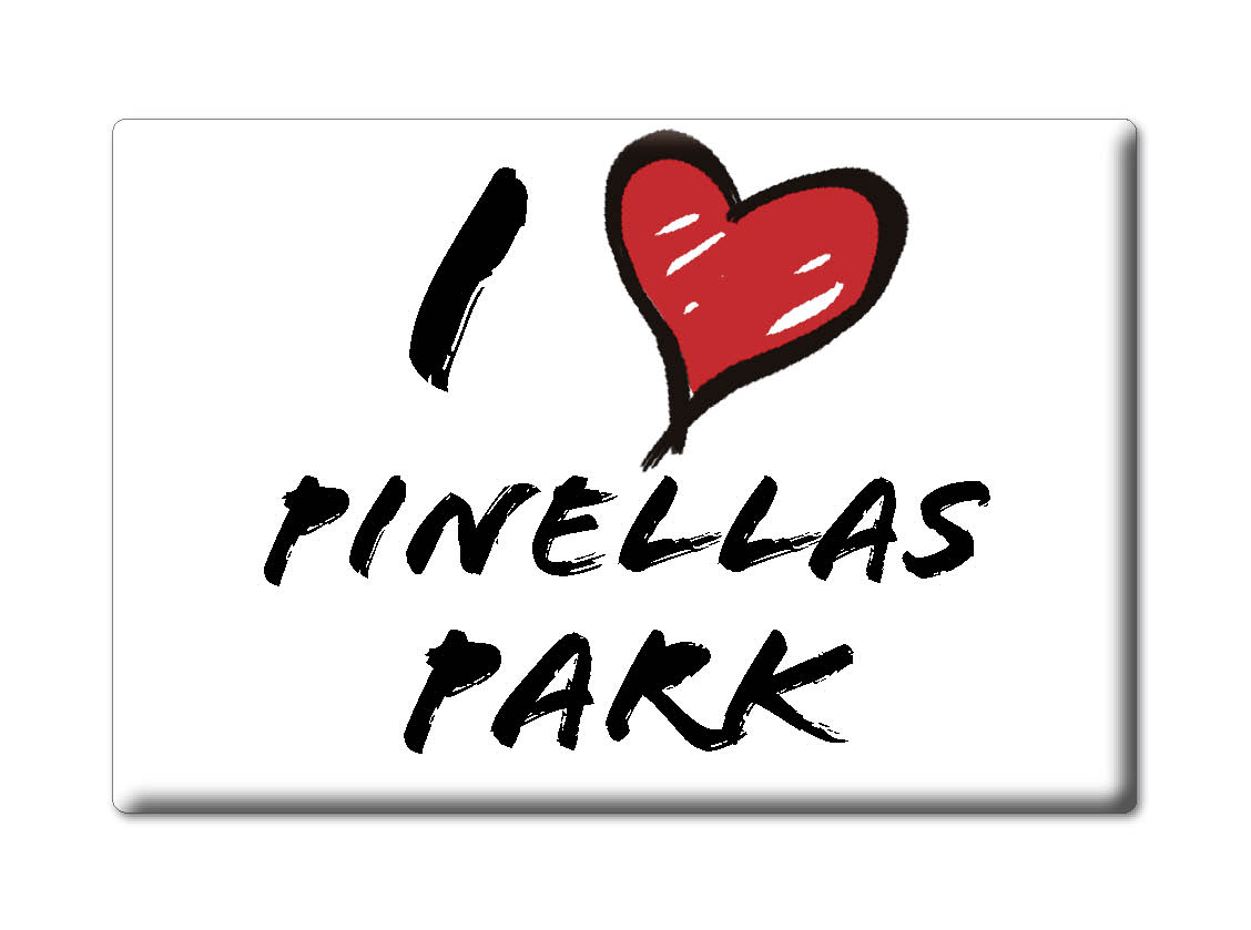 Pinellas Park, Pinellas County, Florida - Fridge Magnet I Love Souvenir Usa - Picture 7 of 10