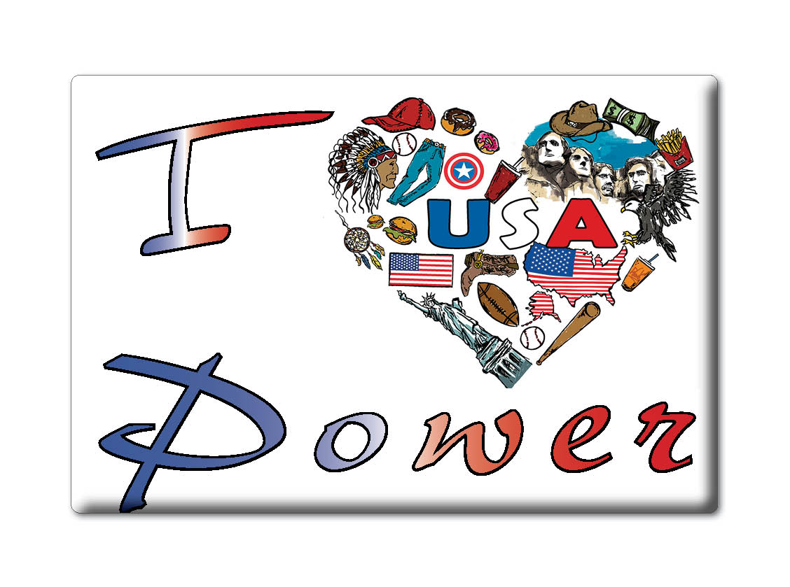 Power, Teton County, Montana - Kühlschrankmagnet I Love Souvenir USA Geschenkidee - Bild 8 von 10