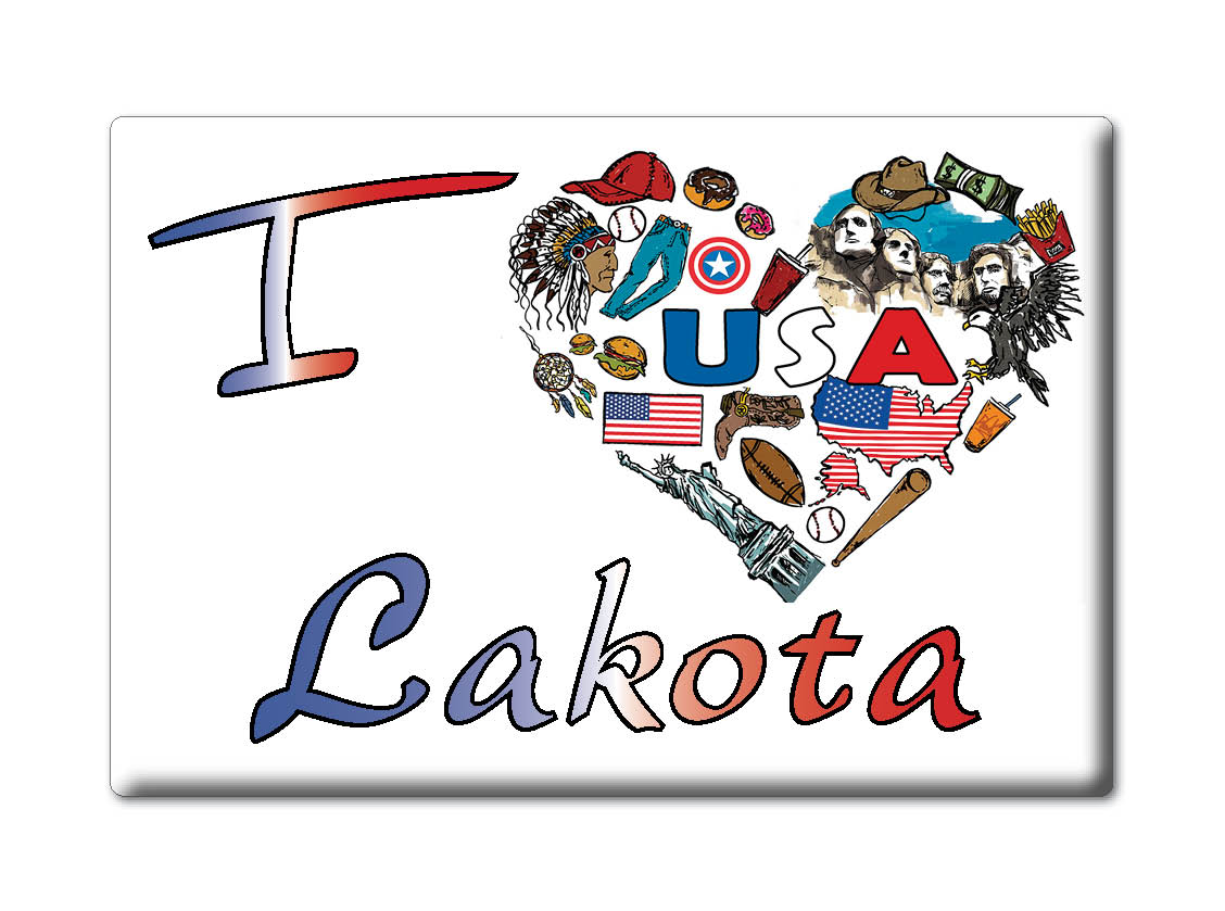 Lakota, Kossuth County, Iowa - Magnes na lodówkę I Love Pamiątka Usa Pomysł na prezent - Zdjęcie 8 z 10