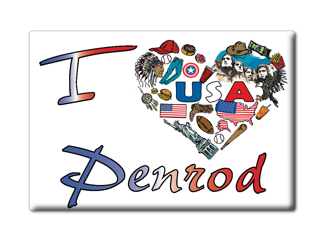 Penrod, Mühlenberg County, Kentucky - Kühlschrankmagnet I Love Souvenir USA Geschenk - Bild 8 von 10