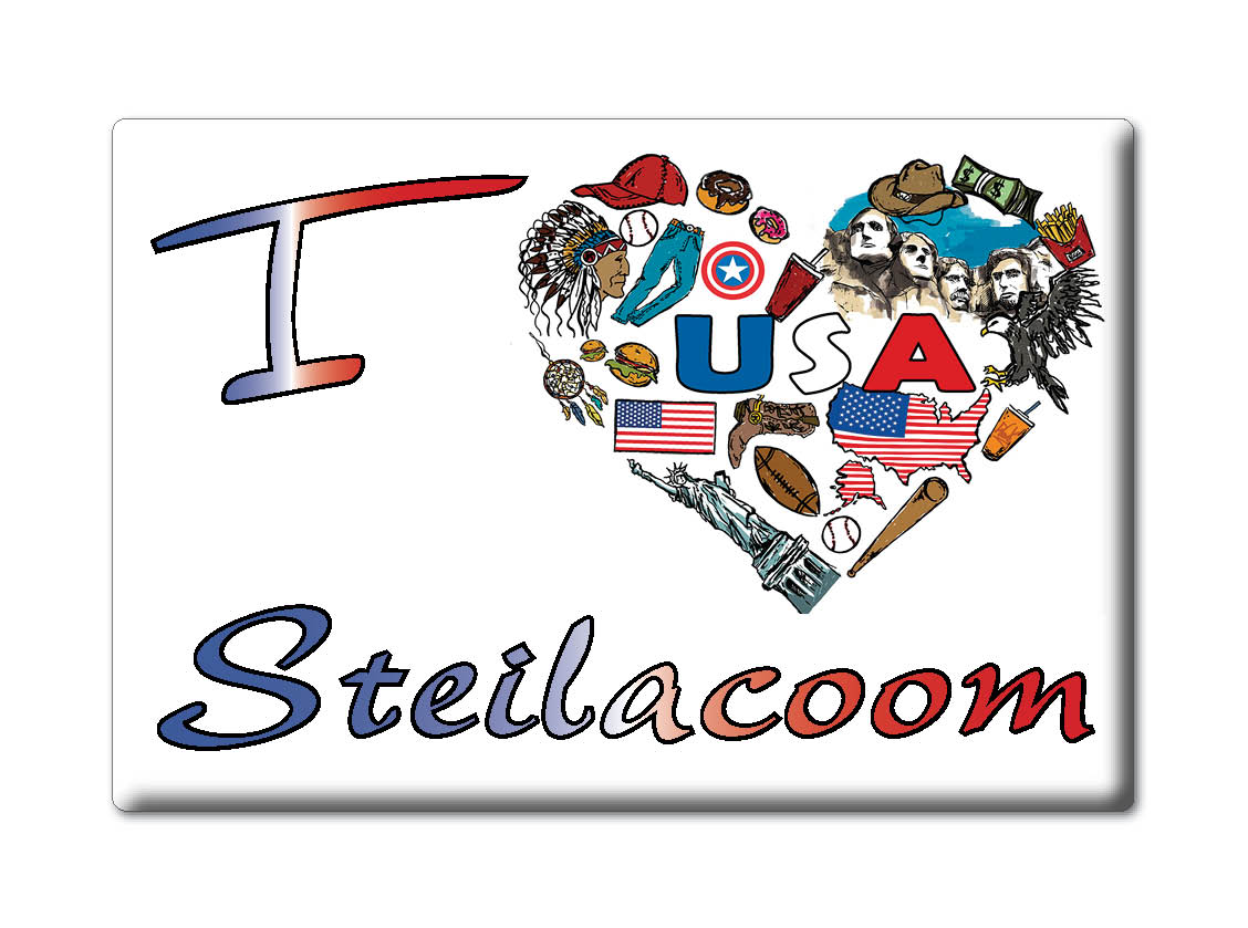 Steilacoom, Pierce County, Washington - Fridge Magnet I Love Souvenir Usa - Picture 8 of 10