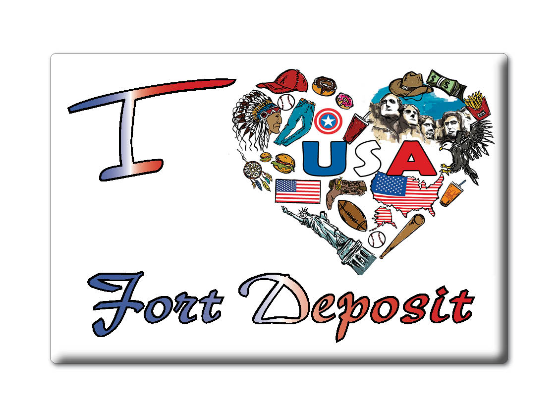 Fort Deposit, Lowndes County, Alabama - Fridge Magnet I Love Souvenir Usa - Picture 8 of 10