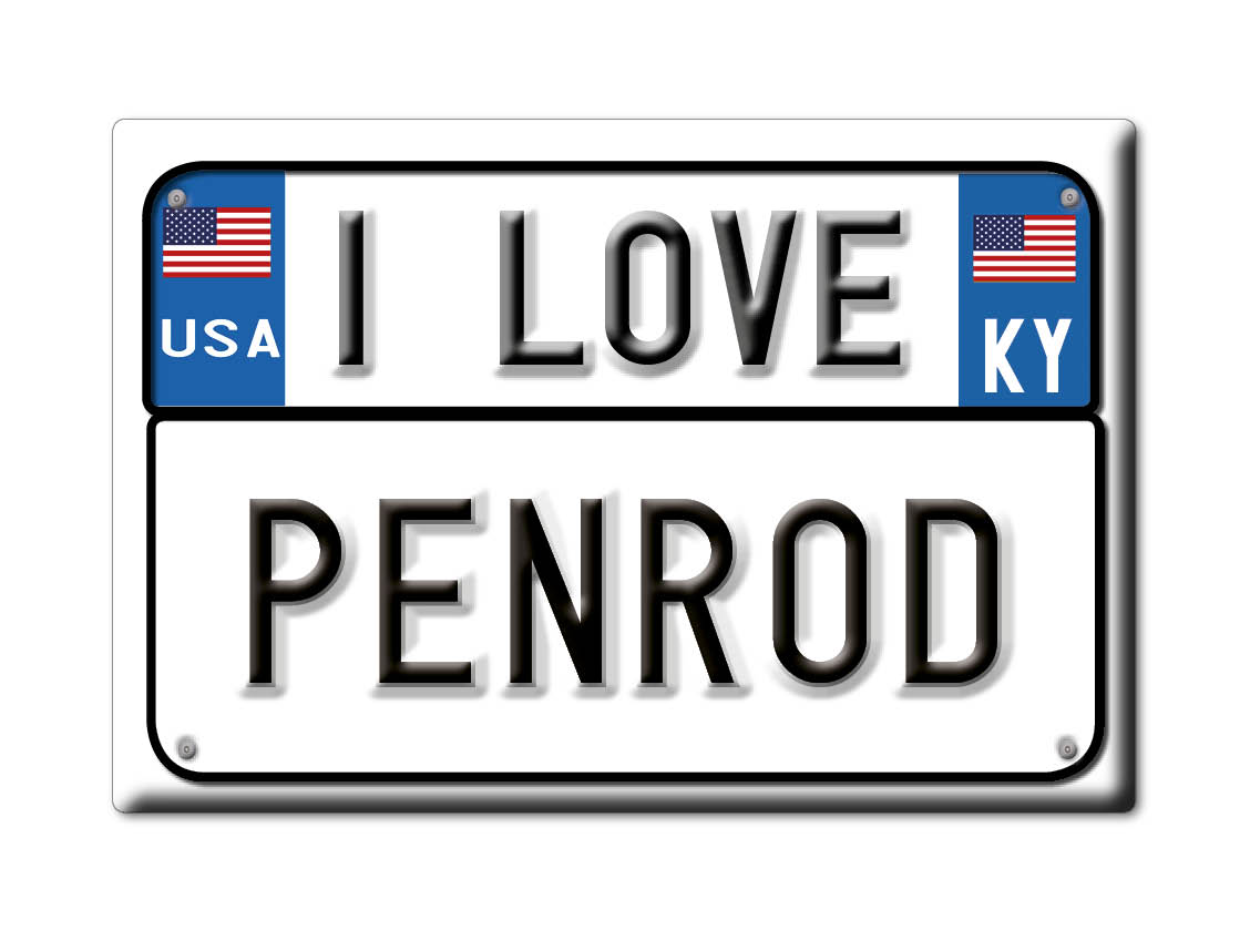 Penrod, Mühlenberg County, Kentucky - Kühlschrankmagnet I Love Souvenir USA Geschenk - Bild 9 von 10