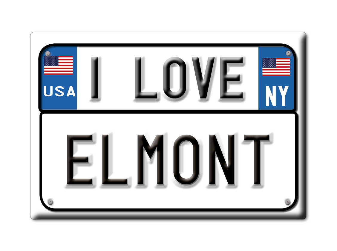 Elmont, Nassau County, New York - Fridge Magnet I Love Souvenir Usa Gift Idea - Bild 9 von 10