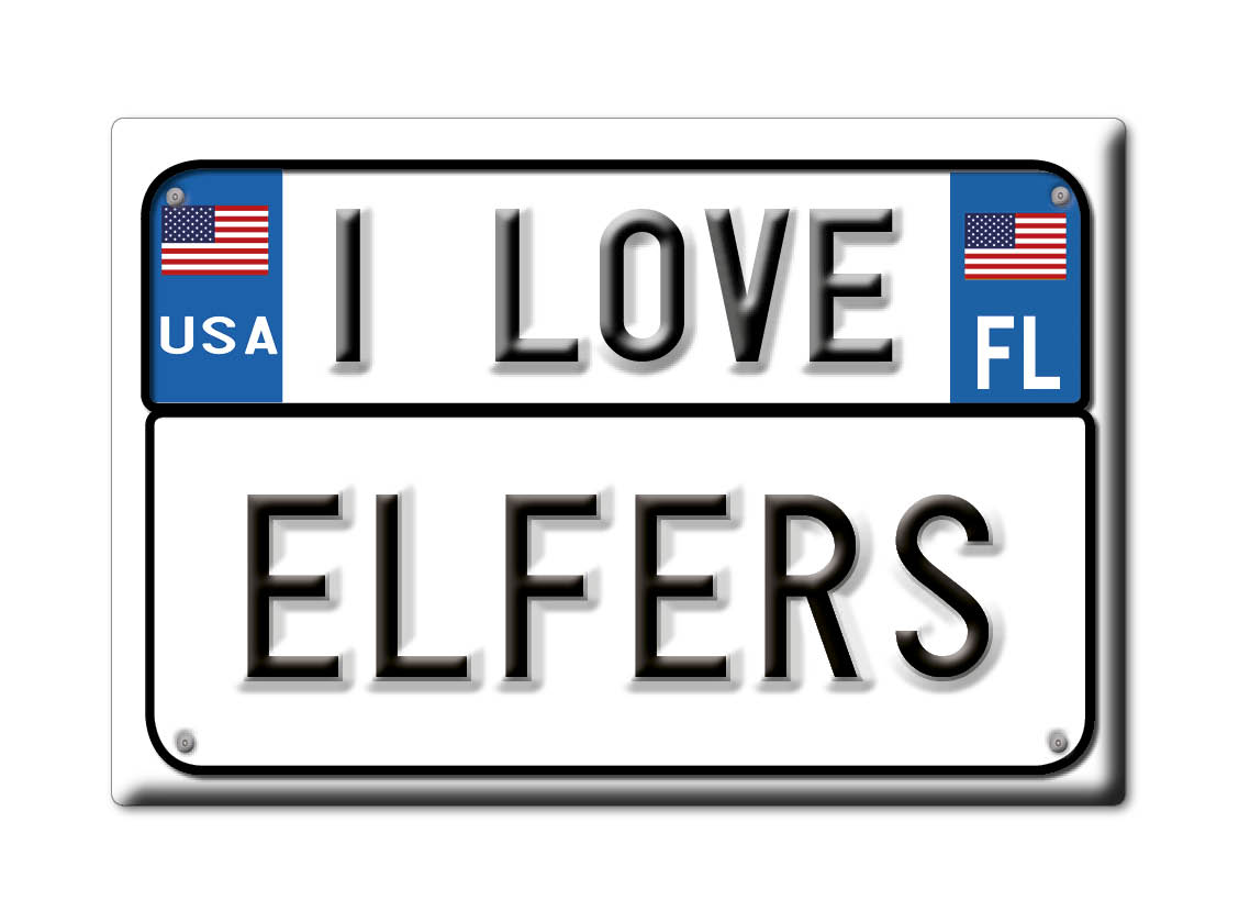 Elfers, Pasco County, Florida - Fridge Magnet I Love Souvenir Usa Gift Idea - Picture 9 of 10