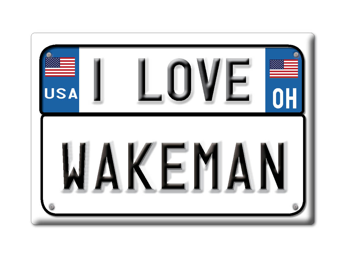 Wakeman, Huron County, Ohio - Magnes na lodówkę I Love Pamiątka Usa Pomysł na prezent - Zdjęcie 9 z 10