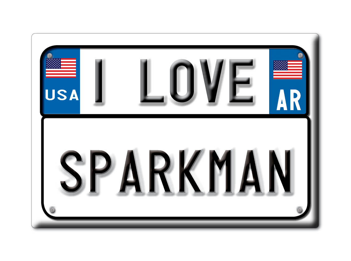 Sparkman, Condado de Dallas, Arkansas - Imán de nevera I Love Souvenir Regalo de Estados Unidos - Imagen 9 de 10