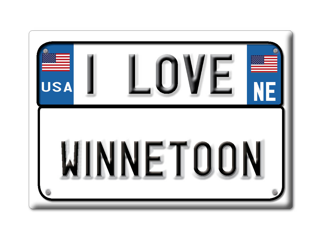 Winnetoon, Knox County, Nebraska - Kühlschrankmagnet I Love Souvenir USA Geschenk - Bild 9 von 10