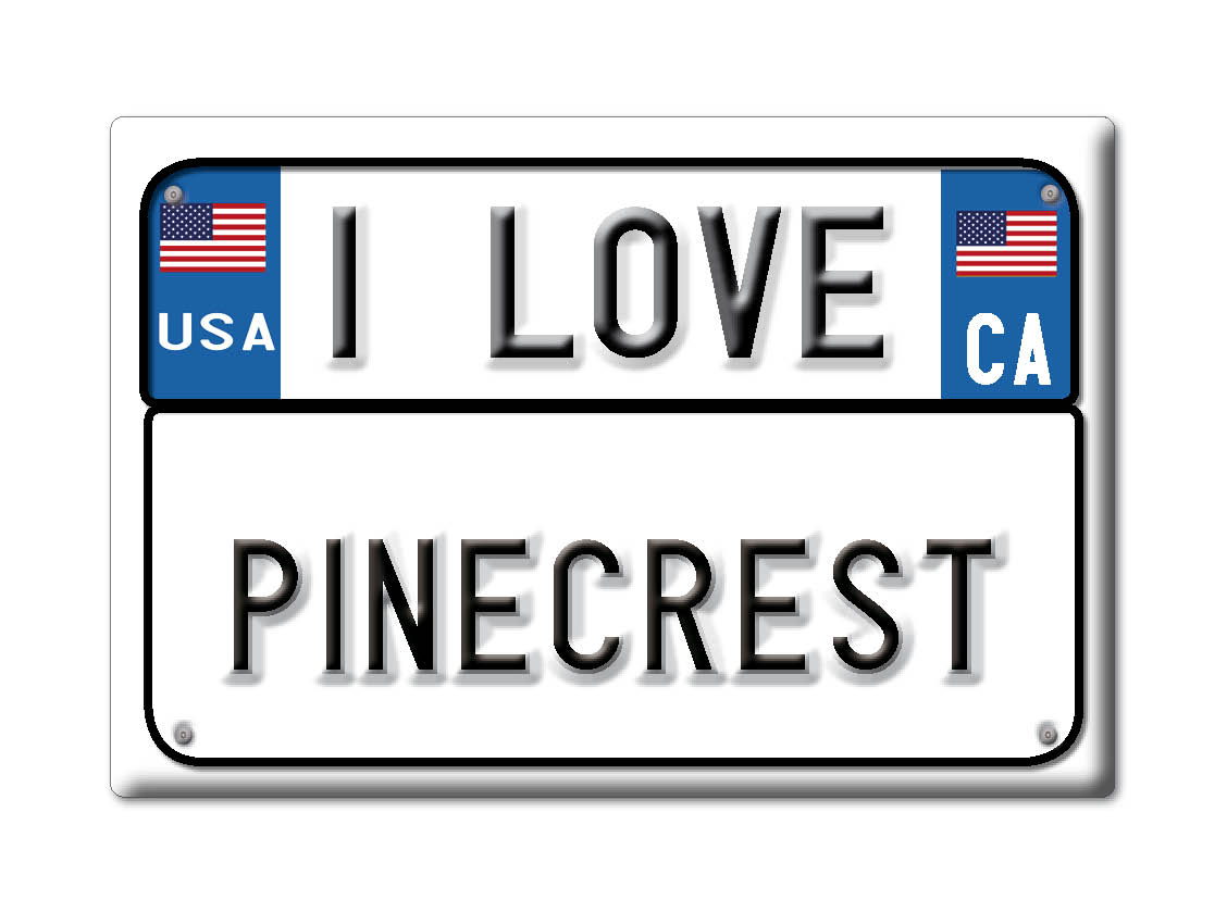 Pinecrest, Tuolumne County, California - Fridge Magnet I Love Souvenir Usa - Foto 9 di 10