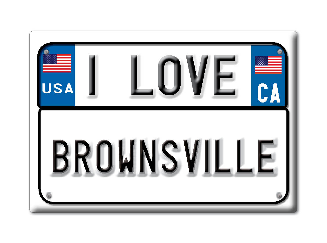 Brownsville, Yuba County, Kalifornien - Kühlschrankmagnet I Love Souvenir USA - Bild 9 von 10