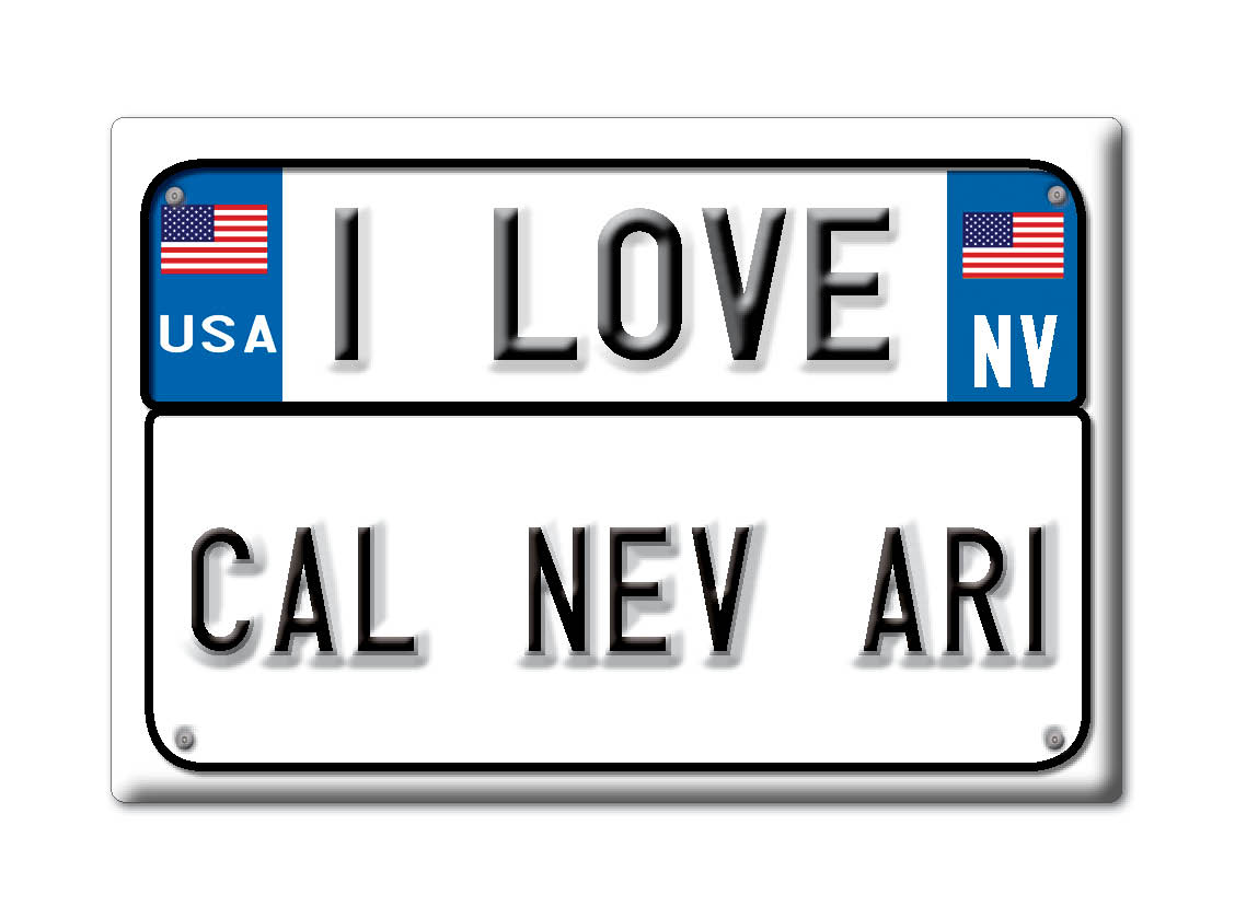 Cal Nev Ari, Clark County, Nevada - Magnes na lodówkę I Love Pamiątka Stany Zjednoczone Pomysł na prezent - Zdjęcie 9 z 10