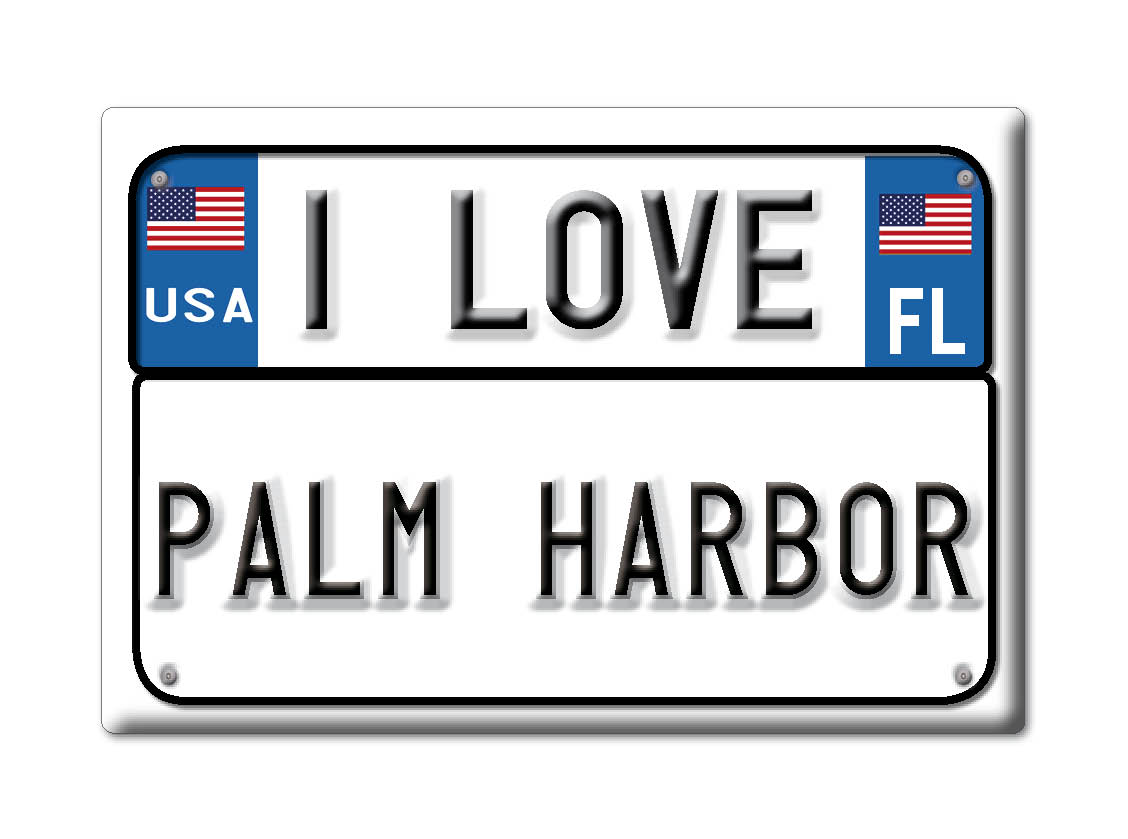 Palm Harbor, Pinellas County, Florida - Fridge Magnet I Love Souvenir Usa - Picture 9 of 10