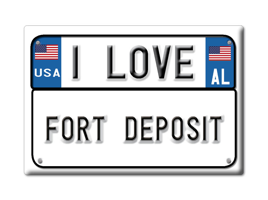 Fort Deposit, Lowndes County, Alabama - Fridge Magnet I Love Souvenir Usa - Picture 9 of 10