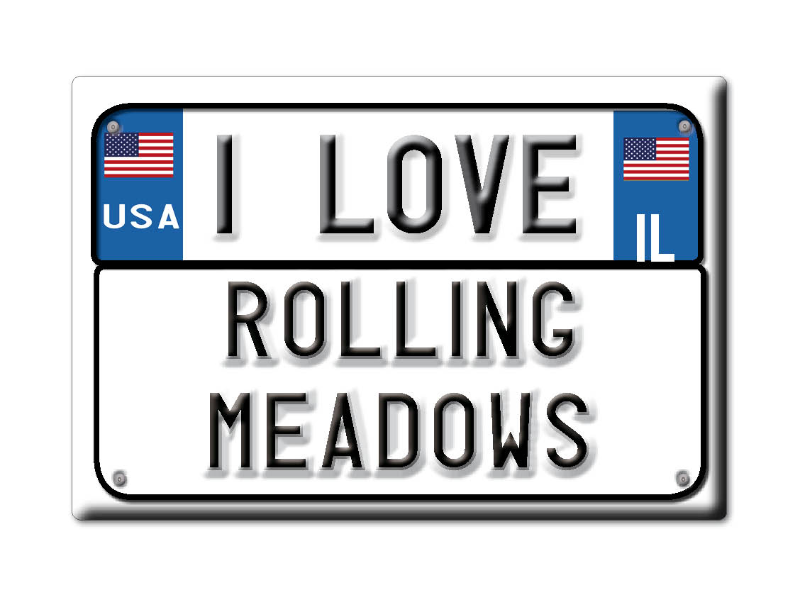 Rolling Meadows, Cook County, Illinois - Fridge Magnet I Love Souvenir Usa - Bild 9 von 10