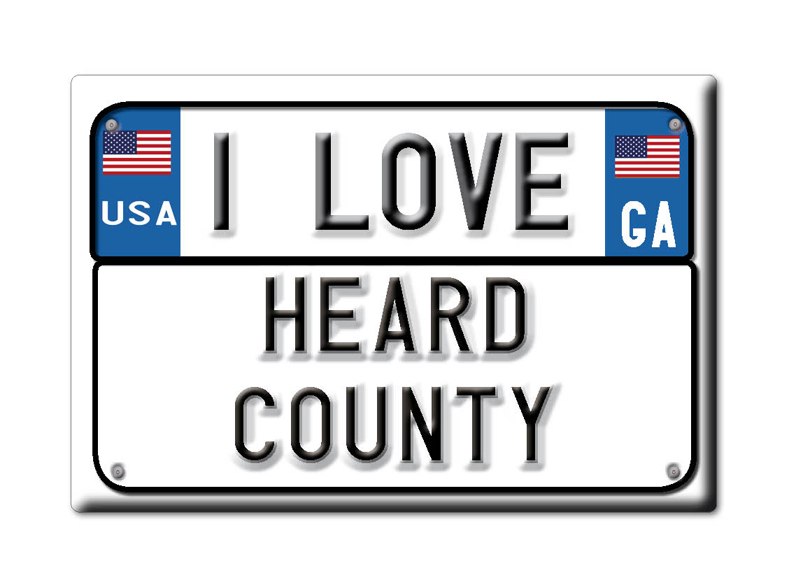 Heard County - Imán de nevera I Love Souvenir Idea de regalo de Estados Unidos - Imagen 9 de 10