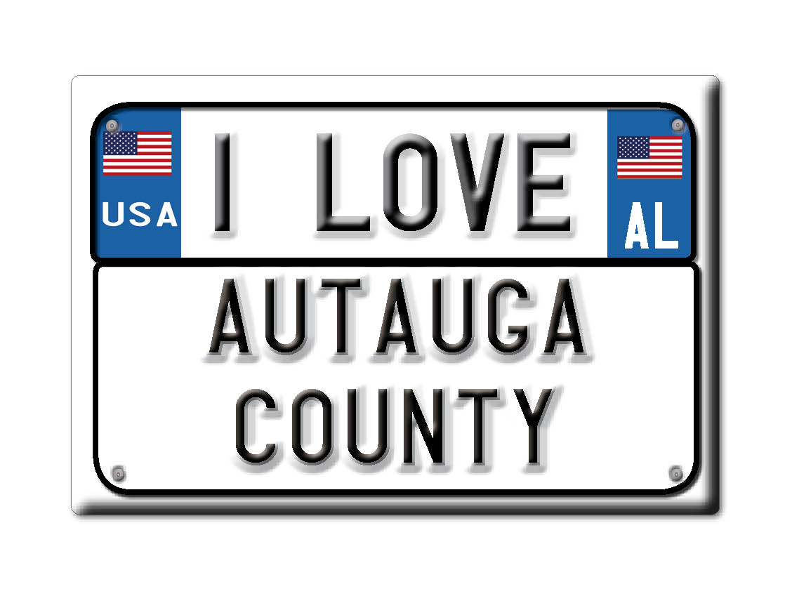 Autauga County - Imán de nevera I Love Souvenir Idea de regalo de Estados Unidos - Imagen 9 de 10