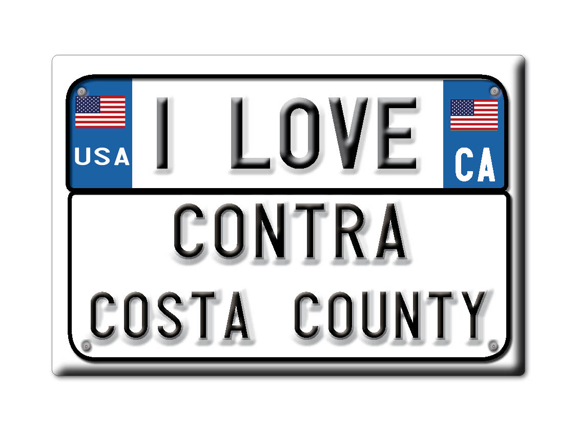Contra Costa County - Fridge Magnet I Love Souvenir Usa Gift Idea - Bild 9 von 10