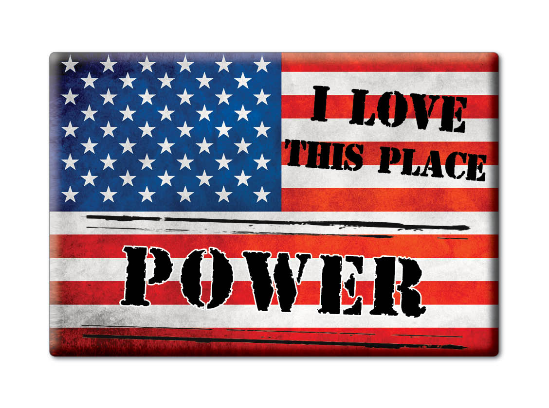 Power, Teton County, Montana - Kühlschrankmagnet I Love Souvenir USA Geschenkidee - Bild 10 von 10