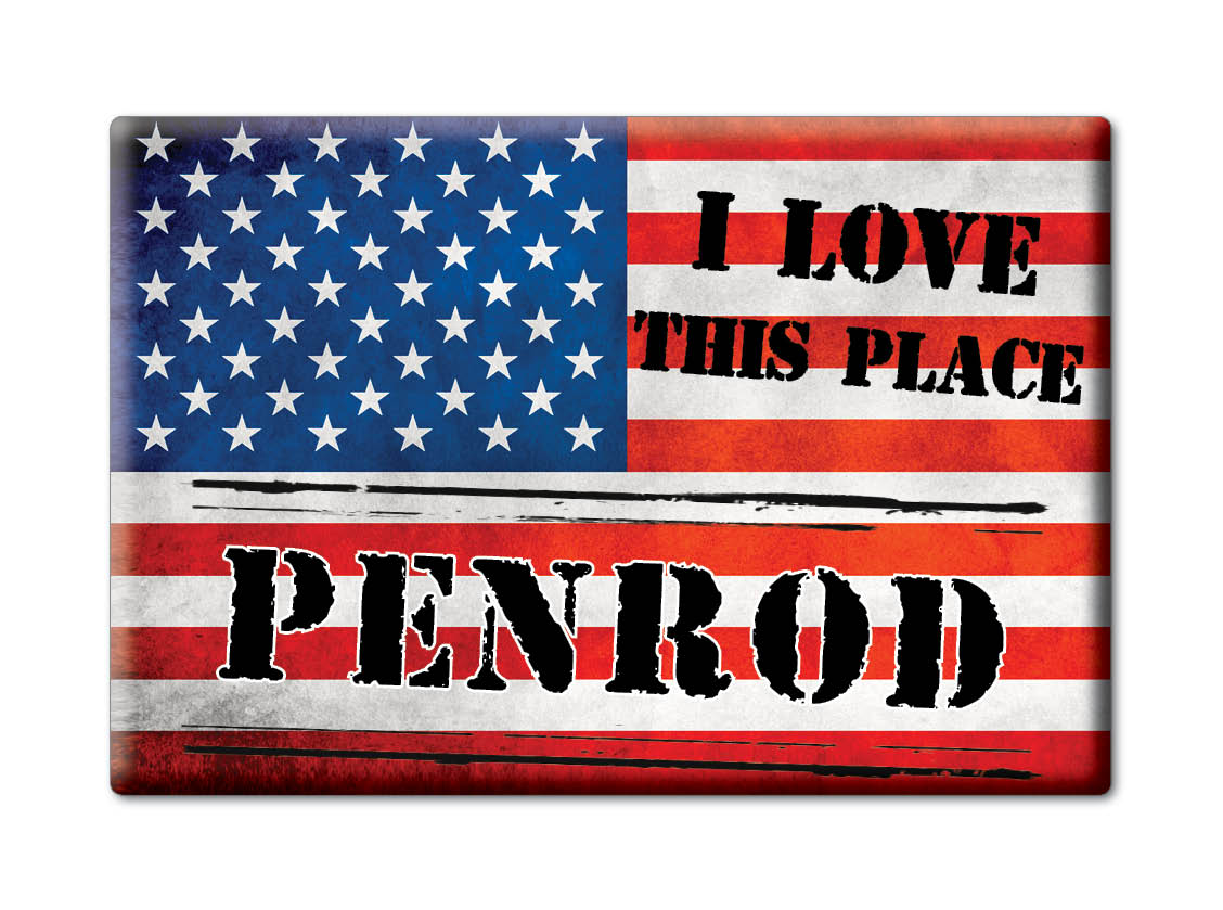 Penrod, Mühlenberg County, Kentucky - Kühlschrankmagnet I Love Souvenir USA Geschenk - Bild 10 von 10