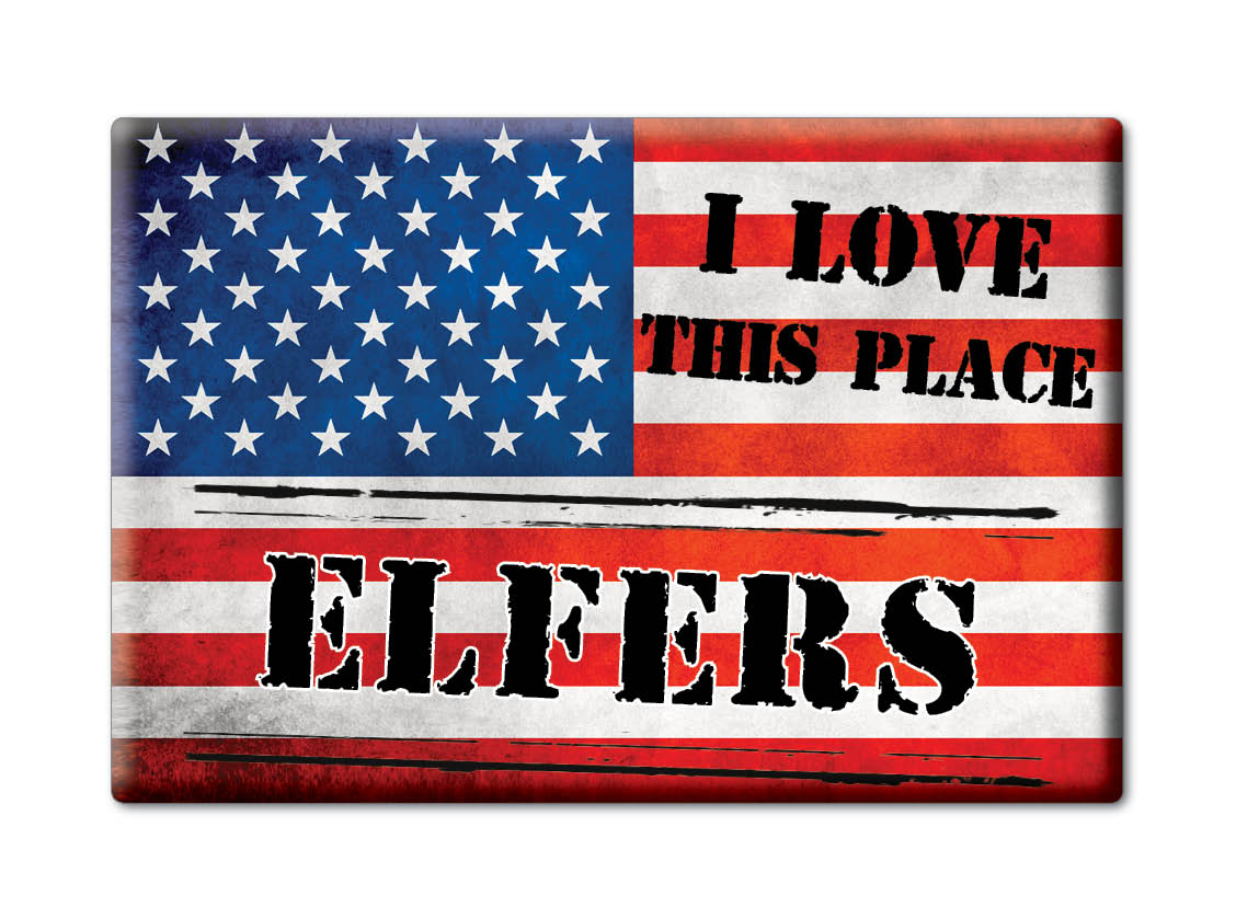 Elfers, Pasco County, Florida - Fridge Magnet I Love Souvenir Usa Gift Idea - Picture 10 of 10