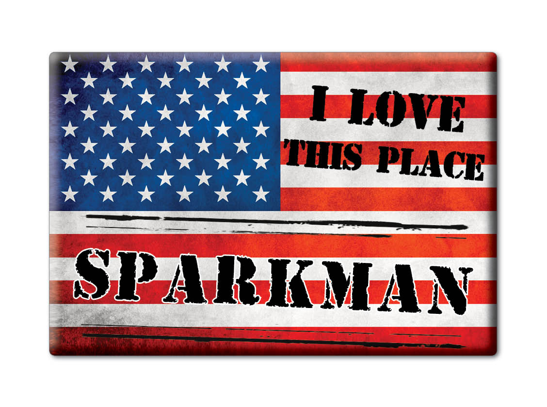 Sparkman, Condado de Dallas, Arkansas - Imán de nevera I Love Souvenir Regalo de Estados Unidos - Imagen 10 de 10