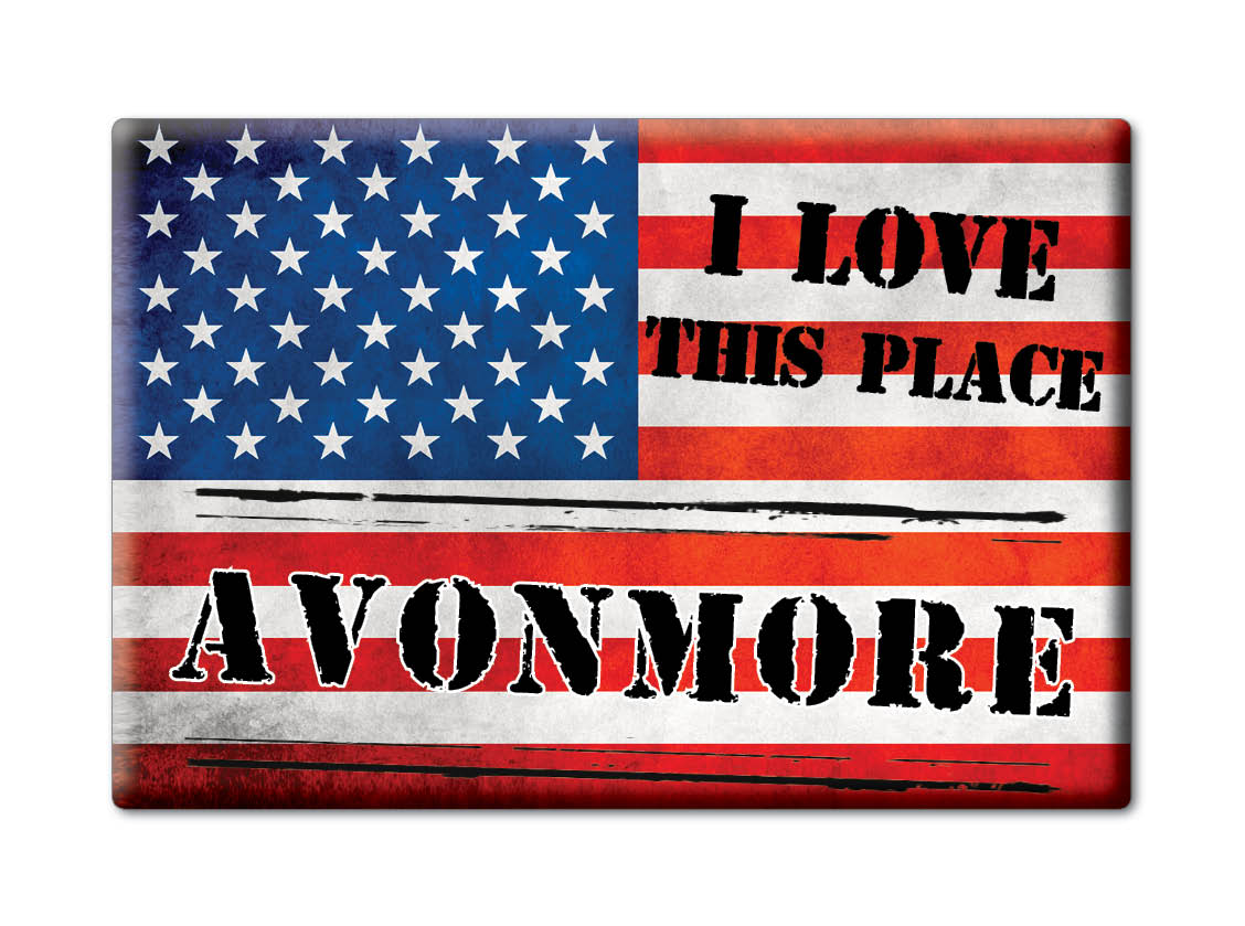 Avonmore, Westmoreland County, Pennsylvania - Imán de nevera I Love Usa - Imagen 10 de 10