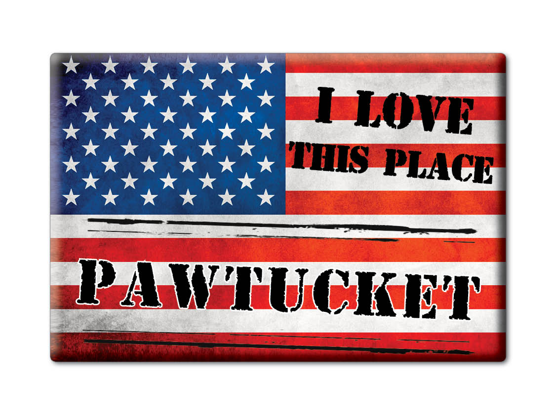 Pawtucket, Providence County, Rhode Island - Fridge Magnet I Love Usa - Imagen 10 de 10