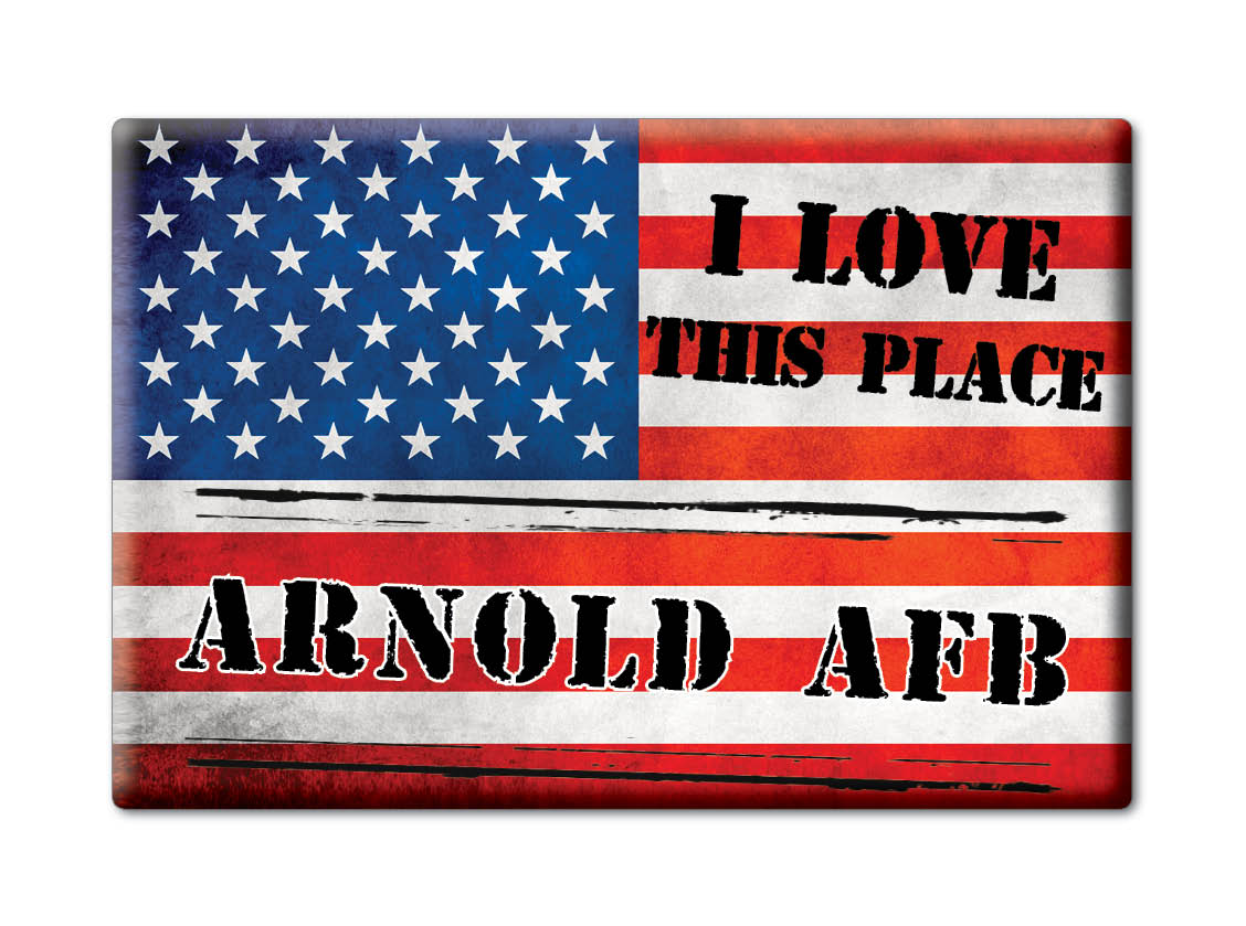 Arnold Afb, Coffee County, Tennessee - Fridge Magnet I Love Souvenir Usa - Picture 10 of 10