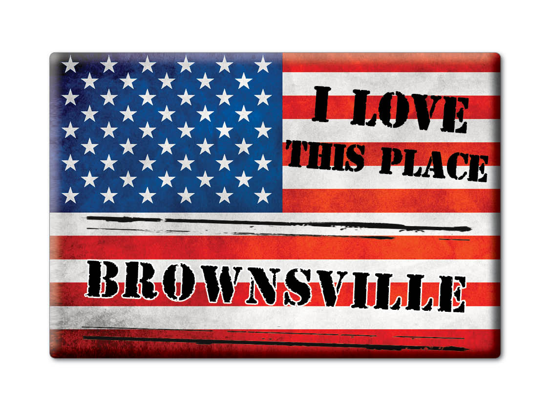 Brownsville, Yuba County, Kalifornien - Kühlschrankmagnet I Love Souvenir USA - Bild 10 von 10
