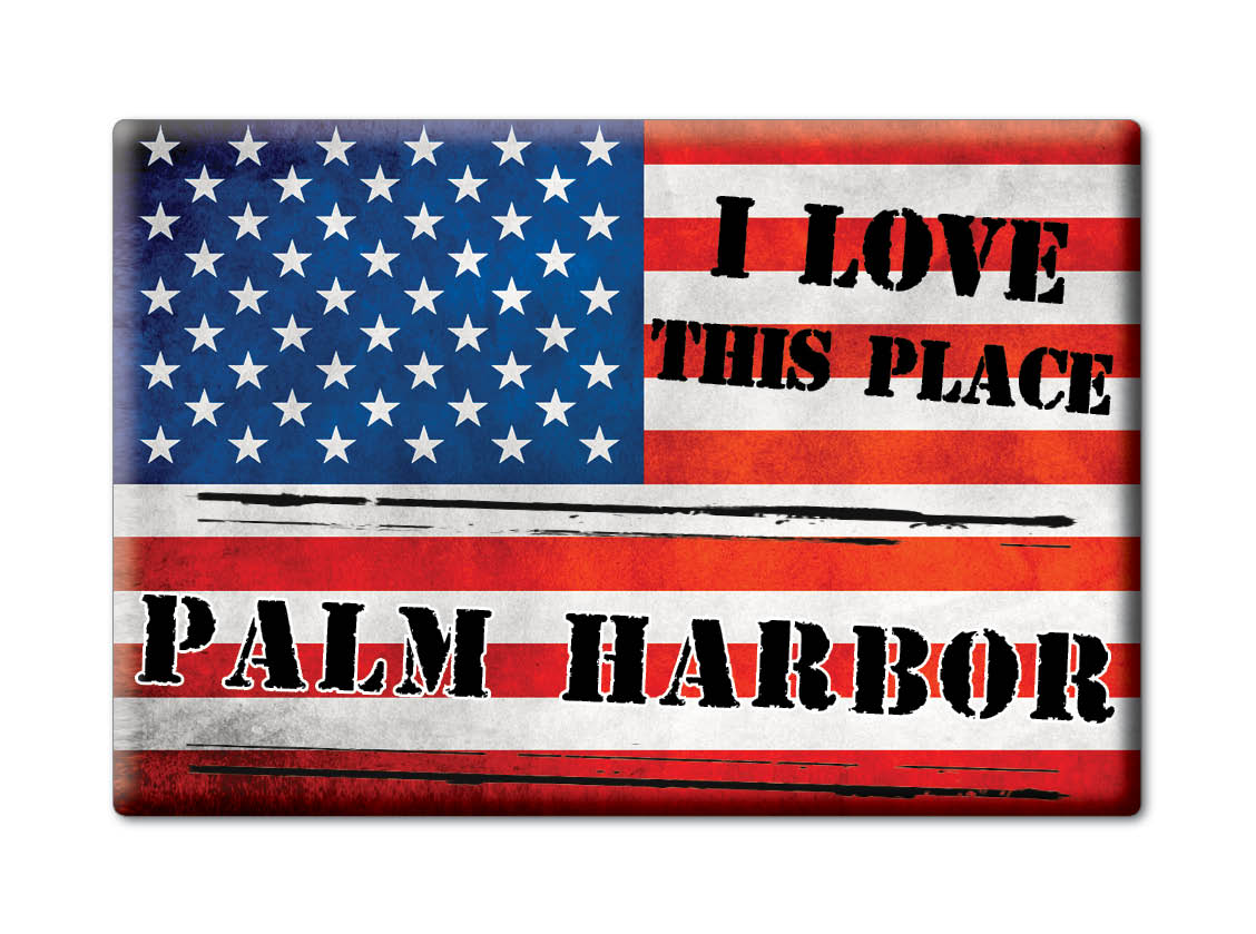 Palm Harbor, Pinellas County, Florida - Fridge Magnet I Love Souvenir Usa - Picture 10 of 10