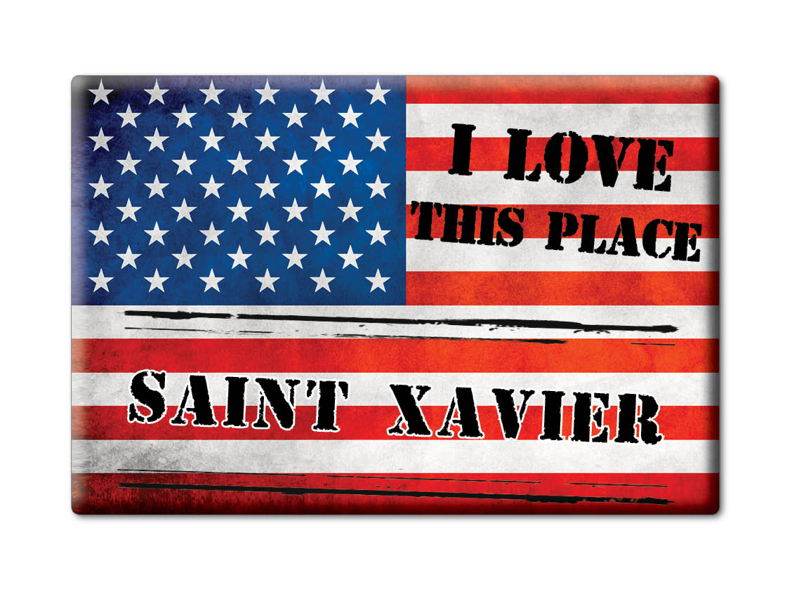 Saint Xavier, condado de Big Horn, Montana - Imán de nevera I Love Souvenir Estados Unidos - Imagen 10 de 10