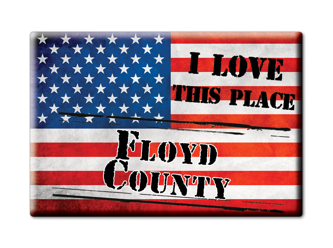 Floyd County - Fridge Magnet I Love Souvenir Usa Gift Idea - Picture 10 of 10
